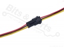Kabelset JST SM 3 pins - zwart/rood/geel - 30cm